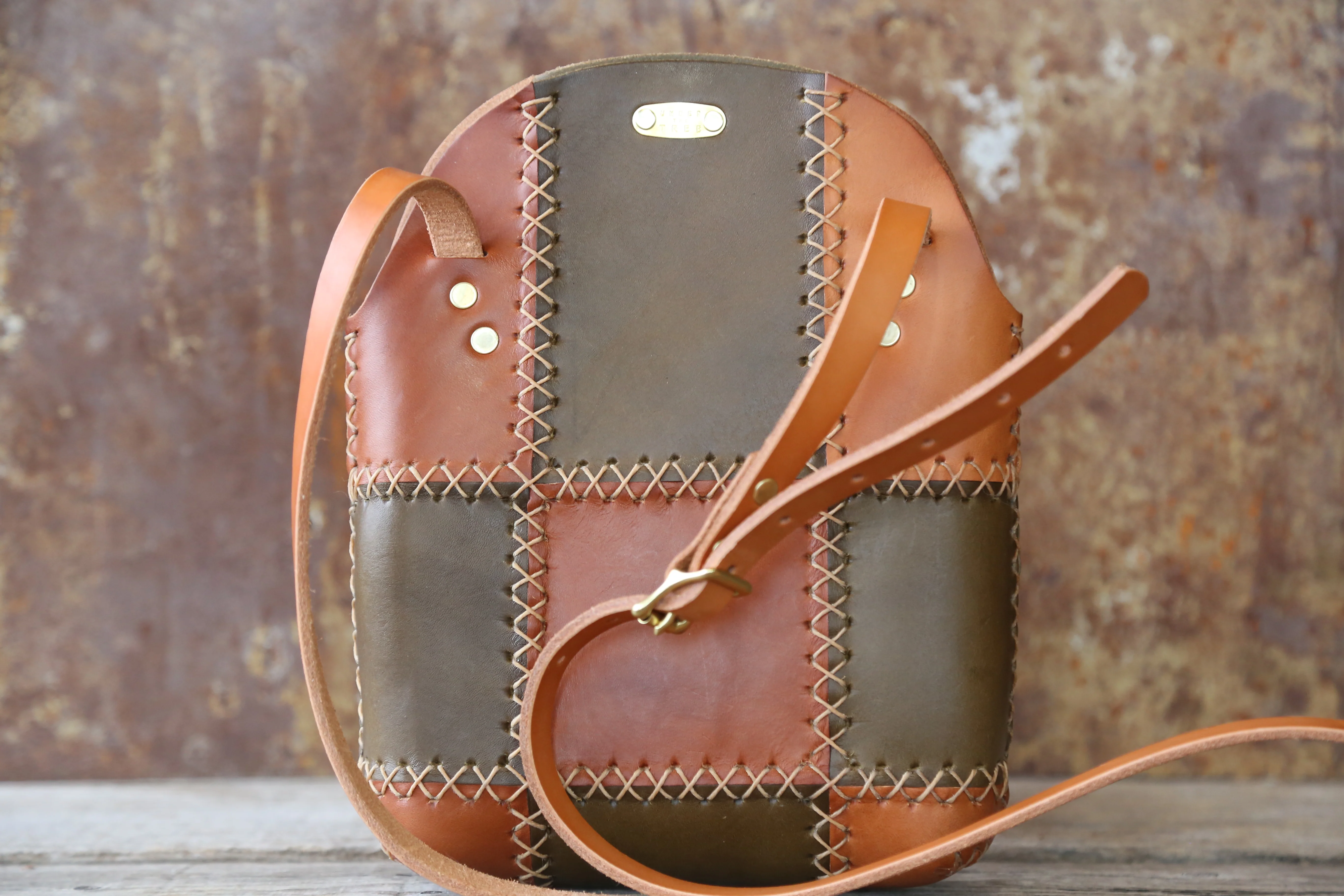 Patchwork Large Minimalist Crossbody Bag: MADE TO ORDER - Image 3